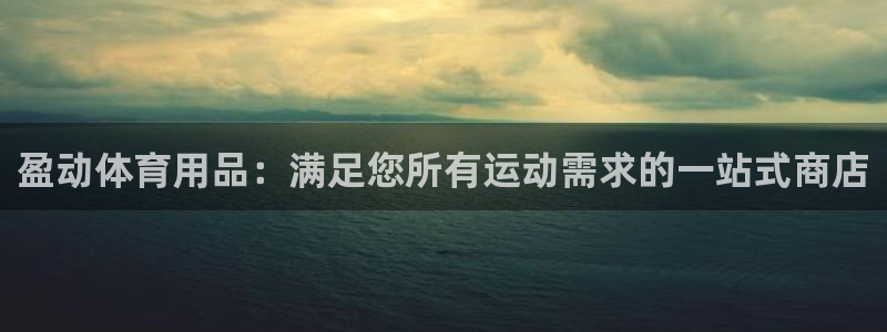 欧陆娱乐是真的假的：盈动体育用品：满足您所有运动需求