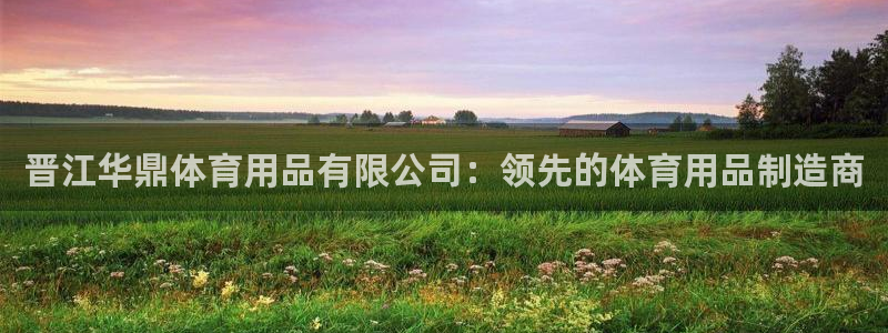 欧陆娱乐官方客服电话：晋江华鼎体育用品有限公司：领先