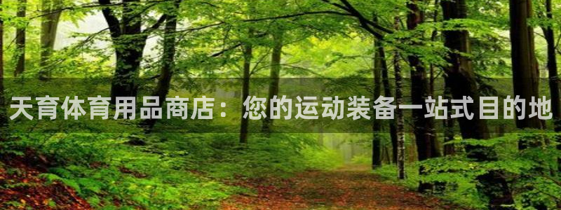 欧陆娱乐登陆平台：天育体育用品商店：您的运动装备一站