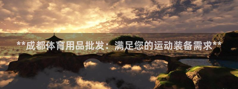 欧陆娱乐：**成都体育用品批发：满足您的运动装备需求