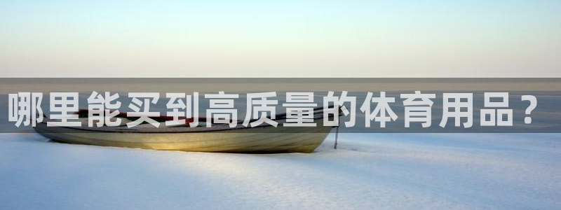 欧陆娱乐平台咋样：哪里能买到高质量的体育用品？