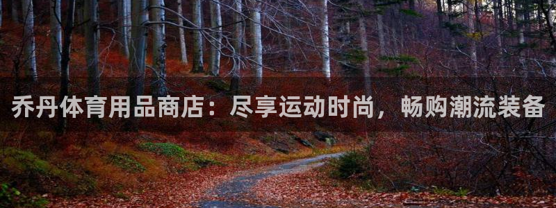 欧陆娱乐登陆官网网址：乔丹体育用品商店：尽享运动时尚