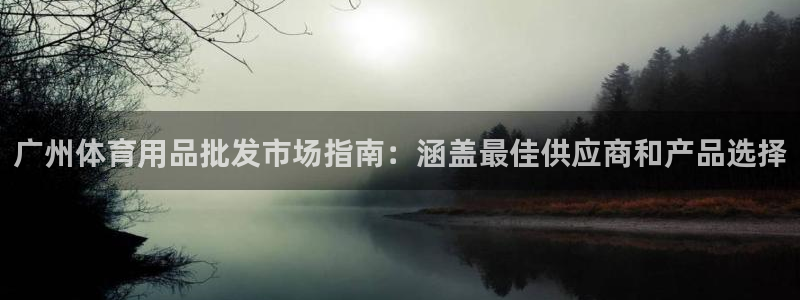 欧陆娱乐总代理是谁：广州体育用品批发市场指南：涵盖最